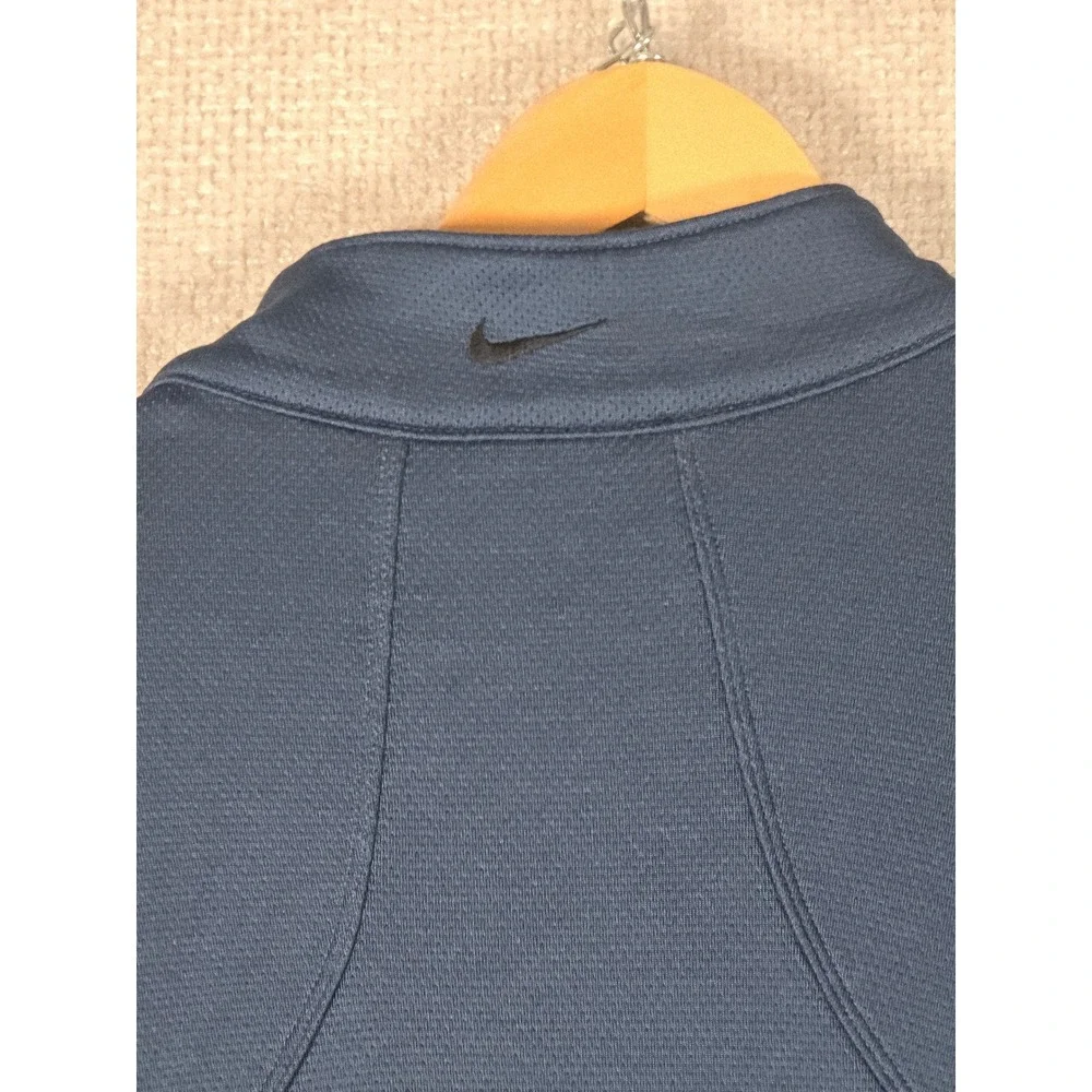 Nike Mens XL Navy Blue 1/4 Zip Pullover MoorMans ShowTec Logo 400099-469